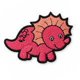 Parche Mediano Camiseta Triceratops Rosa