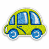 Parche Pequeño Camiseta Carro Verde Kawaii