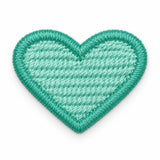 Parche Pequeño Camiseta Corazón Verde Menta