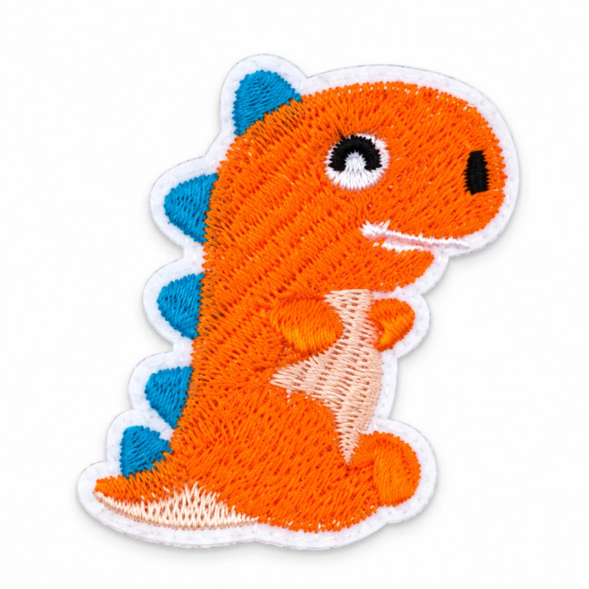 Parche Pequeño Camiseta Dinosaurio Naranja Tiranosaurio Rex Niño