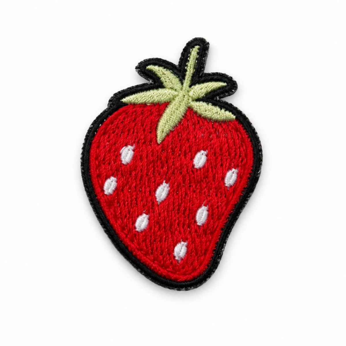 Parche Pequeño Camiseta Fresa Roja