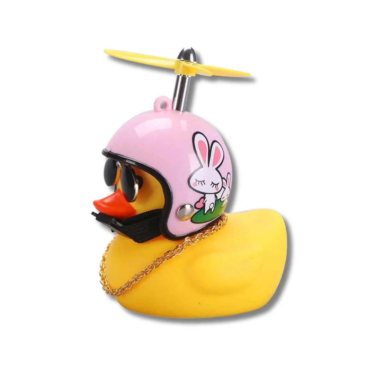 Pato Motero Casco Conejito