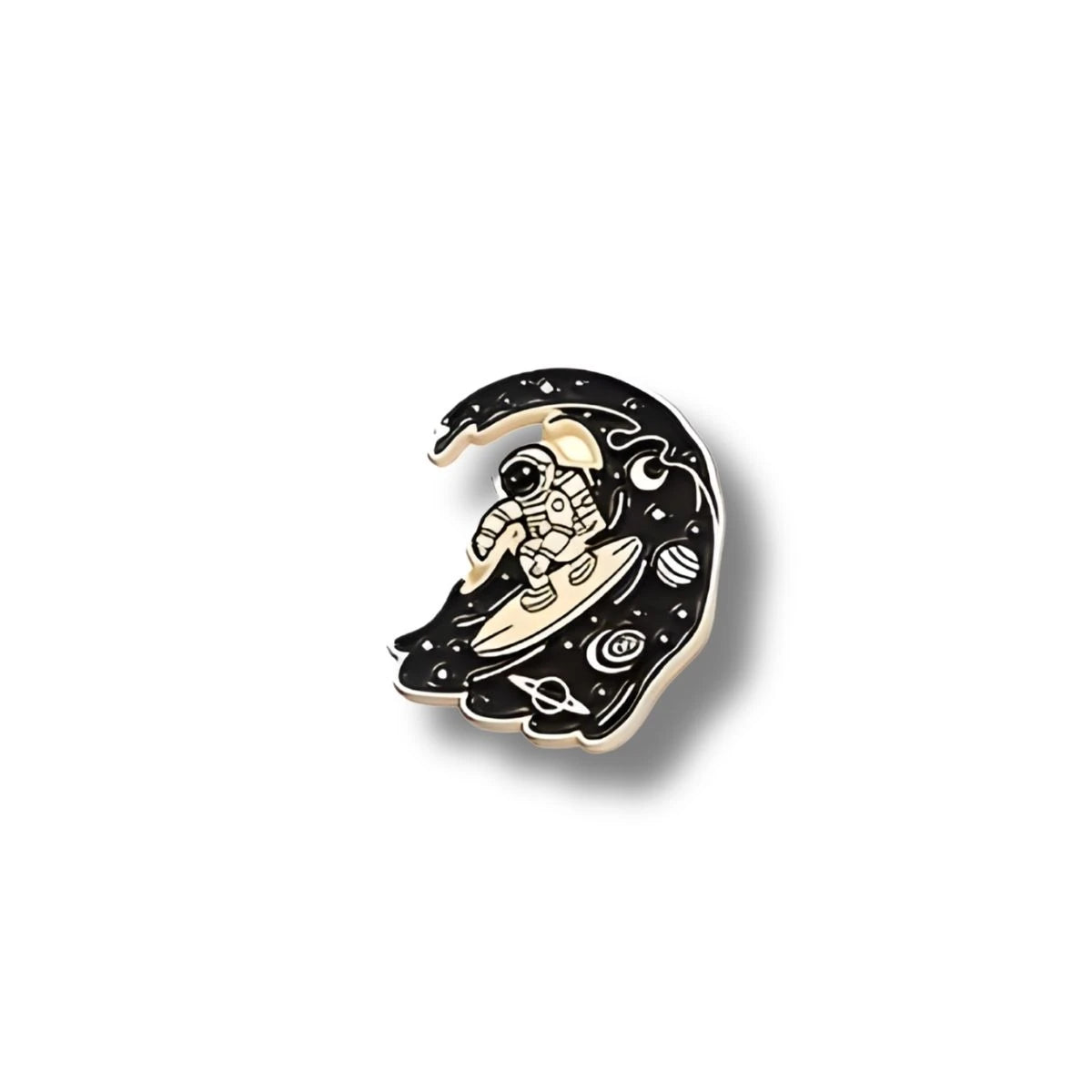 Pin Acrílico Astronauta Surf Cósmico
