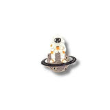 Pin Acrílico Astronauta Tomando Café