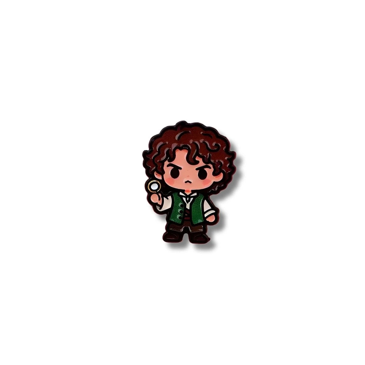 Pin Acrílico Frodo Bolsón Chibi