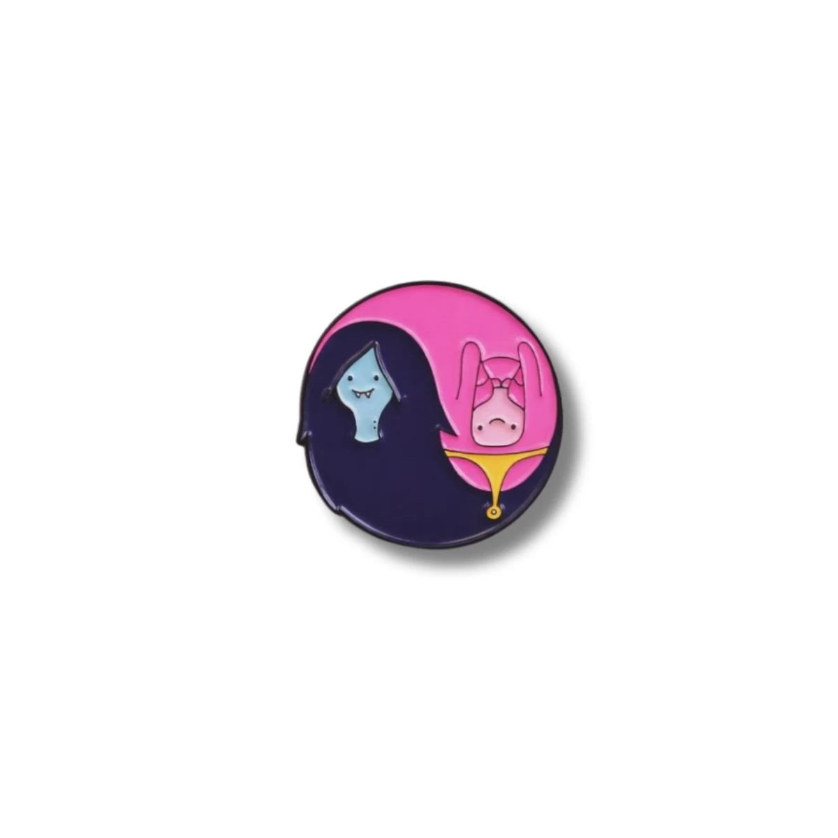 Pin Acrílico Marceline y Princesa Bubblegum Yin Yang