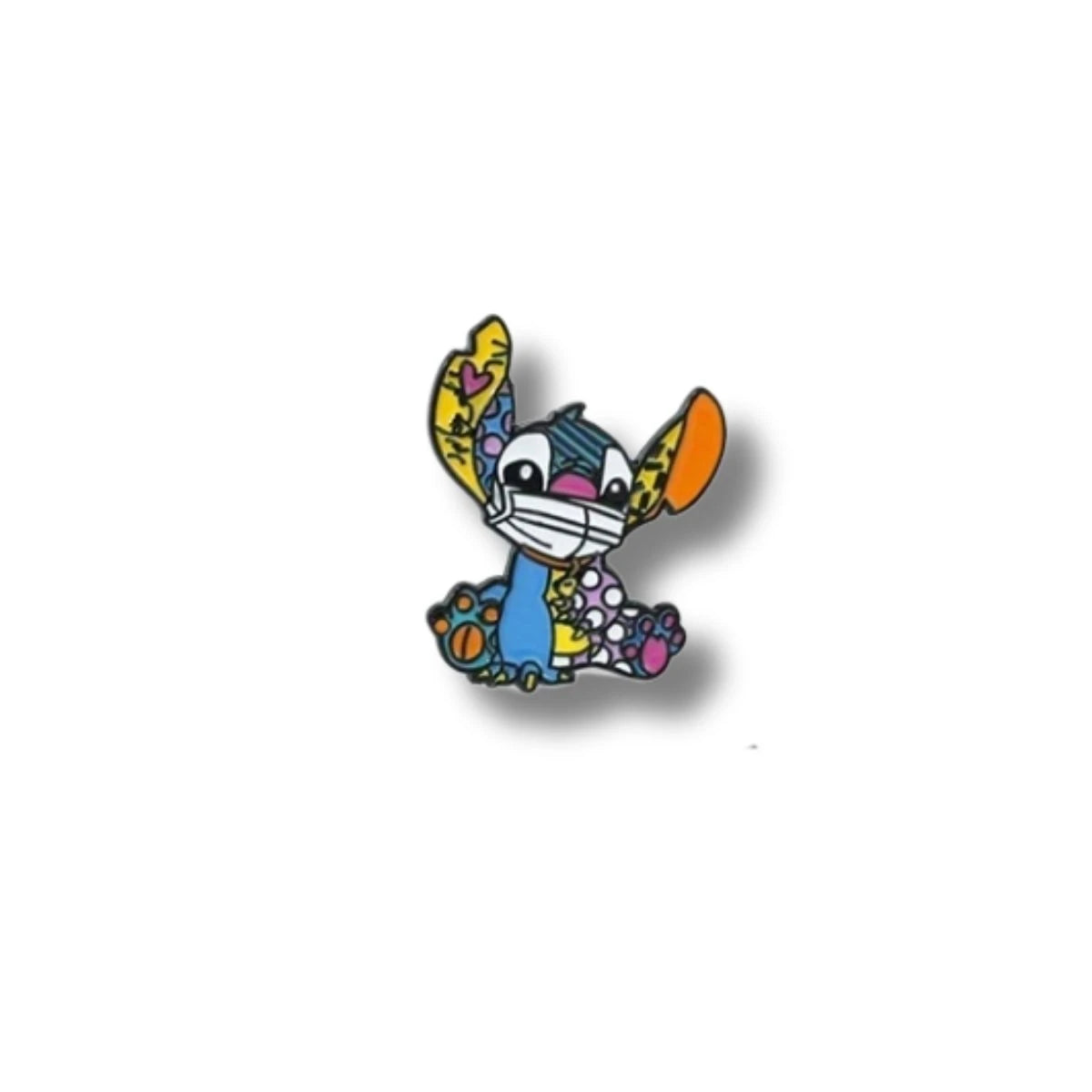 Pin Acrílico Stitch Cuarentena