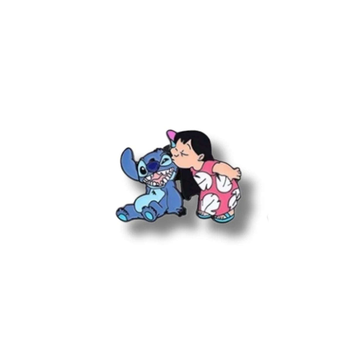 Pin Acrílico Stitch y Lilo Tiernos
