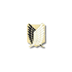 Pin Metálico Alas de la Libertad Negro Dorado