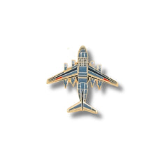 Pin Metálico Avión Supersónico
