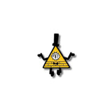 Pin Metálico Bill Cipher Gravity Falls