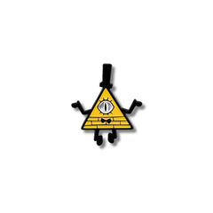 Pin Metálico Bill Cipher Gravity Falls