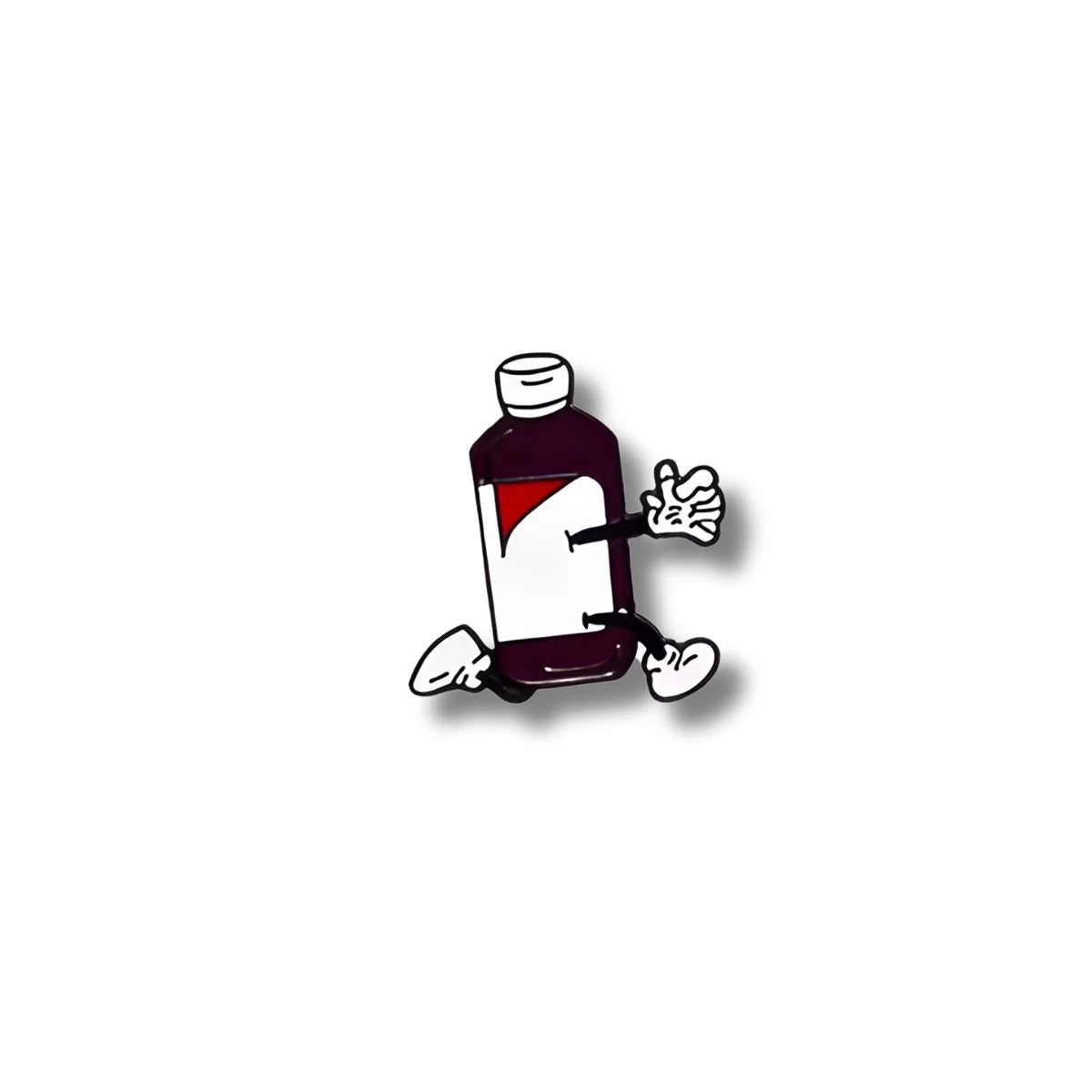 Pin Metálico Botella de Jarabe