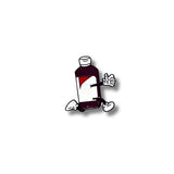 Pin Metálico Botella de Jarabe