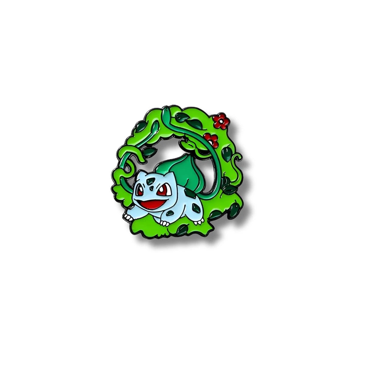 Pin Metálico Bulbasaur Corona Floral