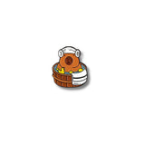 Pin Metálico Capibara Baño de Barril