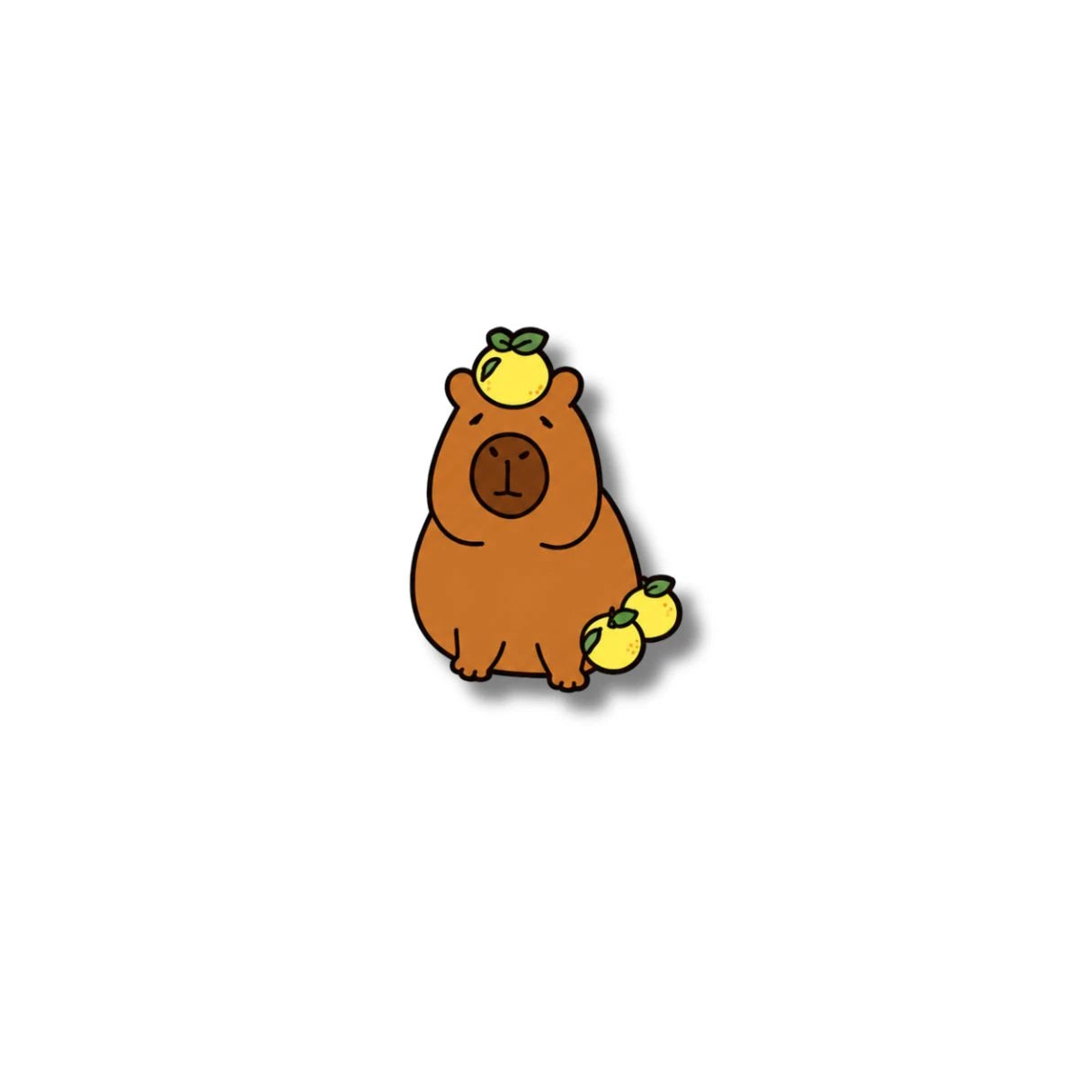 Pin Metálico Capibara Limón