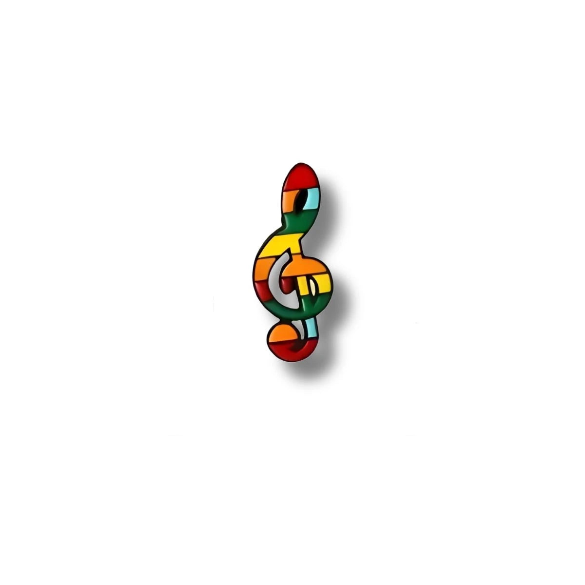Pin Metálico Clave de Sol Multicolor