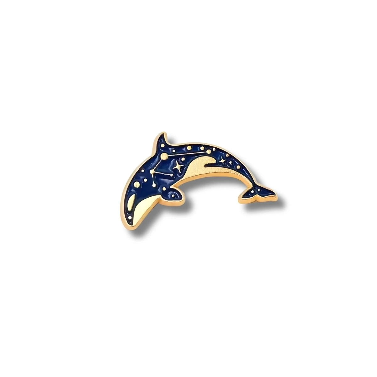Pin Metálico Delfín Estrellado