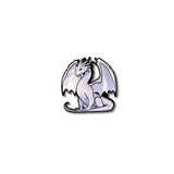 Pin Metálico Dragón Blanco Fantasía