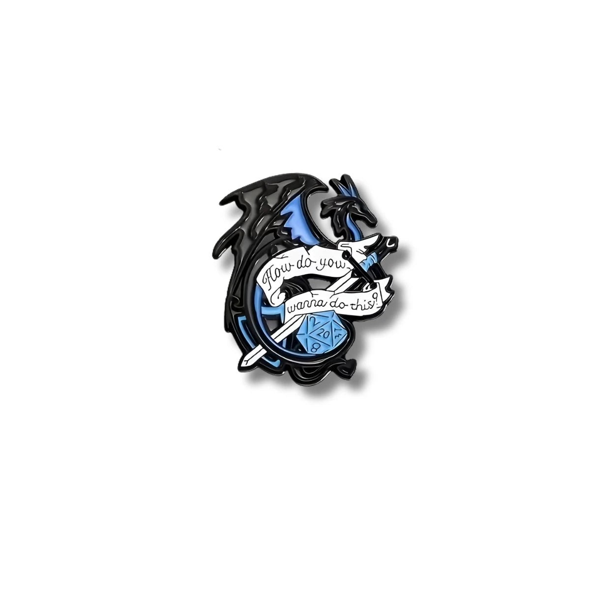Pin Metálico Dragón Dungeons & Dragons