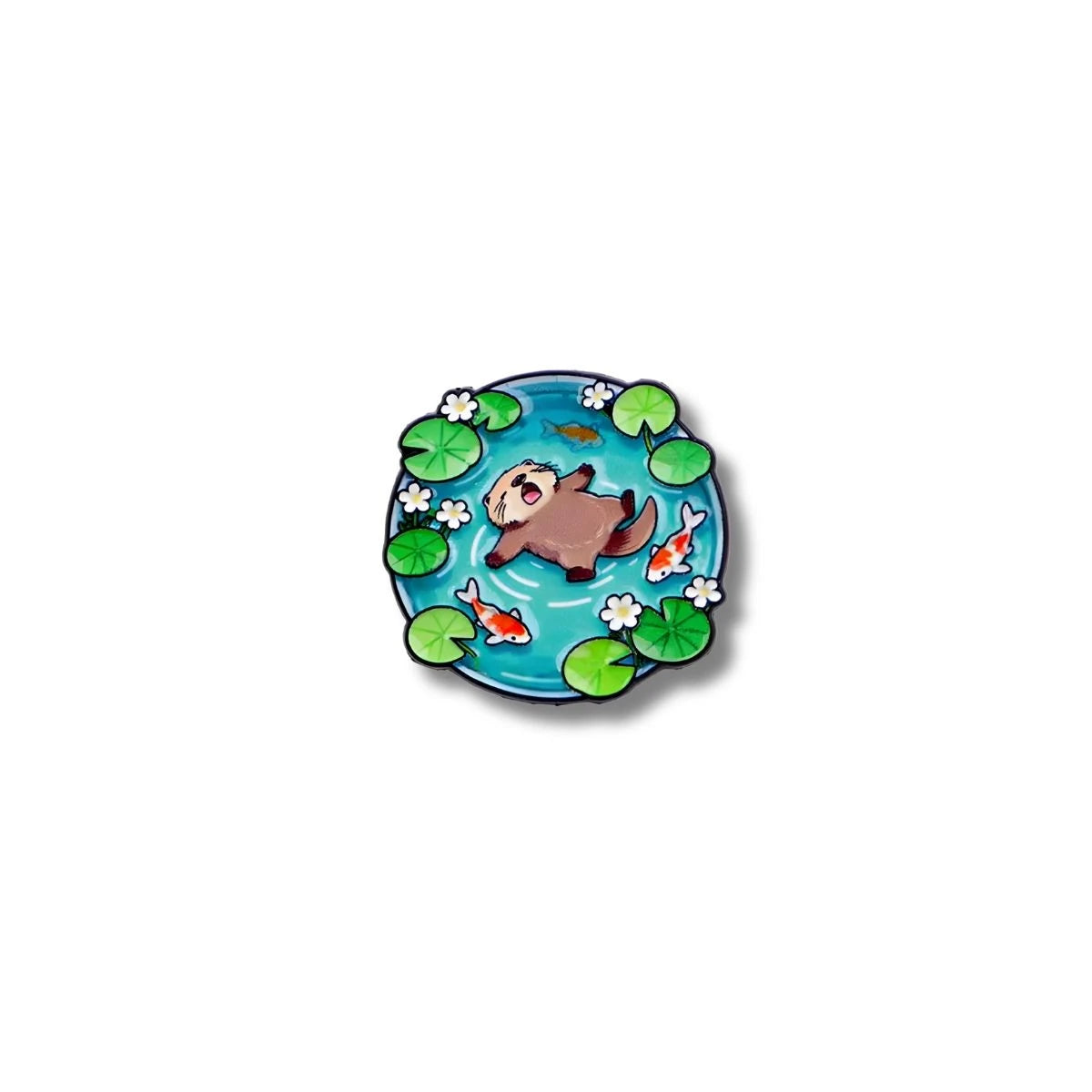 Pin Metálico Estanque Nutria