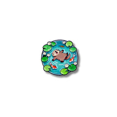Pin Metálico Estanque Nutria