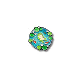Pin Metálico Estanque Rana