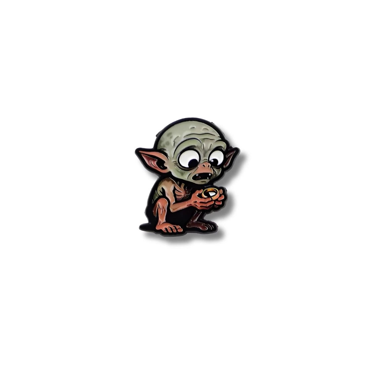 Pin Metálico Gollum con Anillo