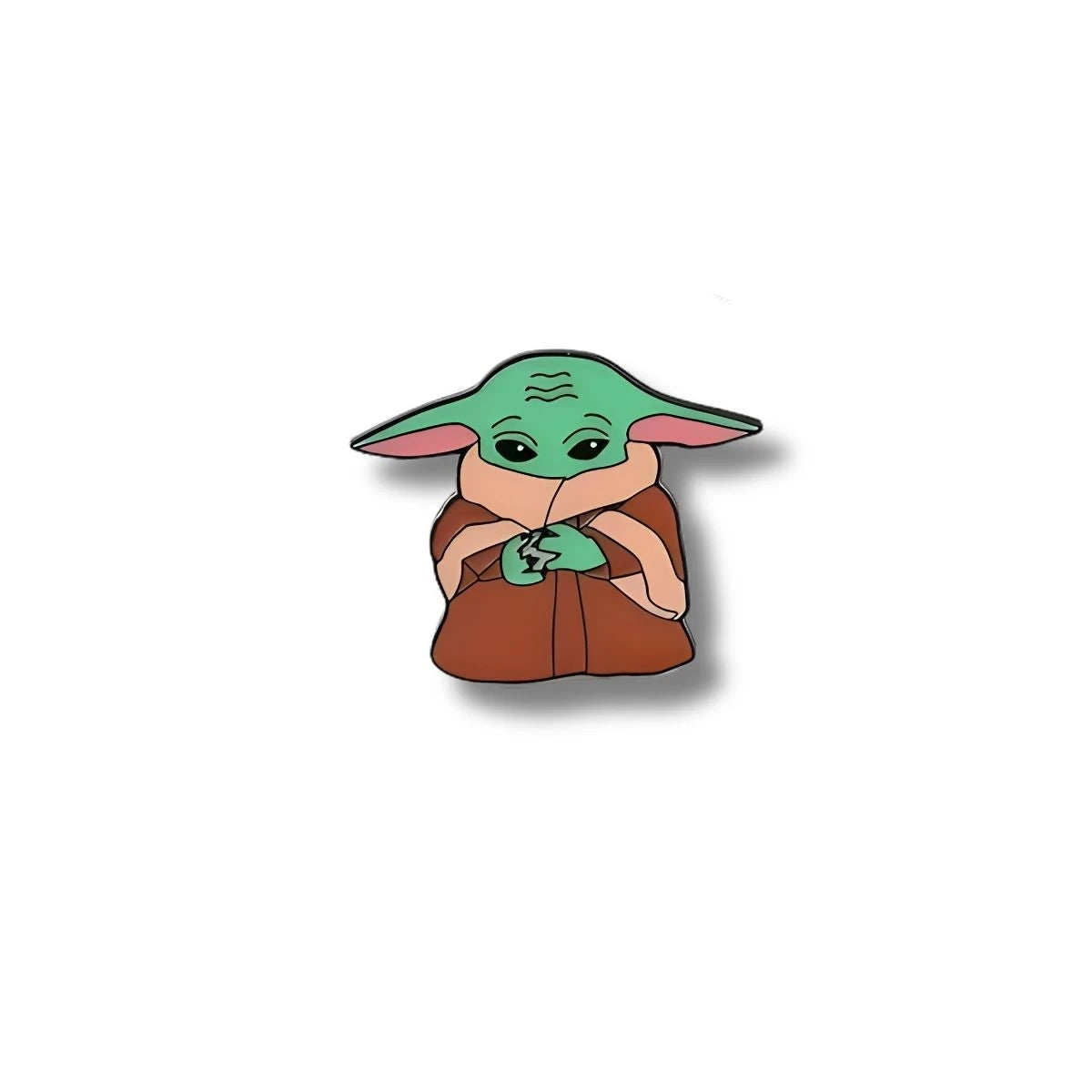 Pin Metálico Grogu Pensativo