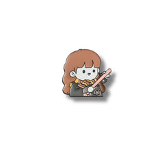 Pin Metálico Hermione Granger Varita