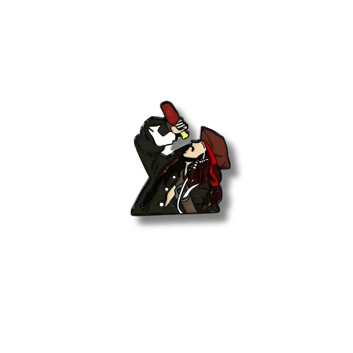 Pin Metálico Jack Sparrow Bebiendo Ron