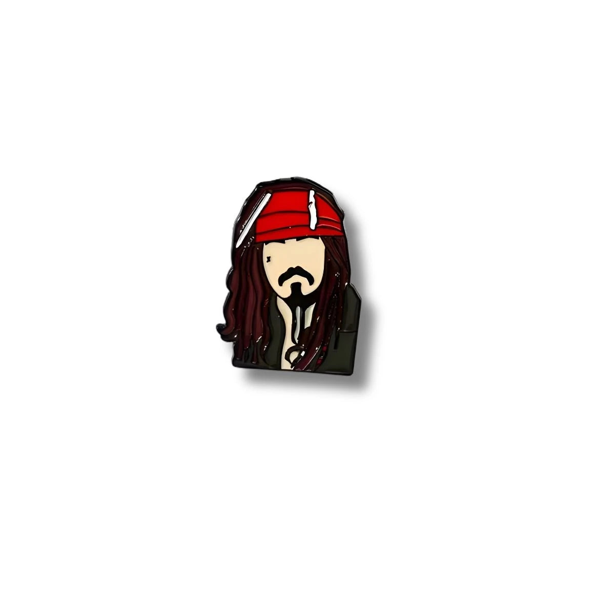 Pin Metálico Jack Sparrow Pañuelo Rojo