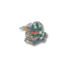 Pin Metálico Libros Casa Slytherin