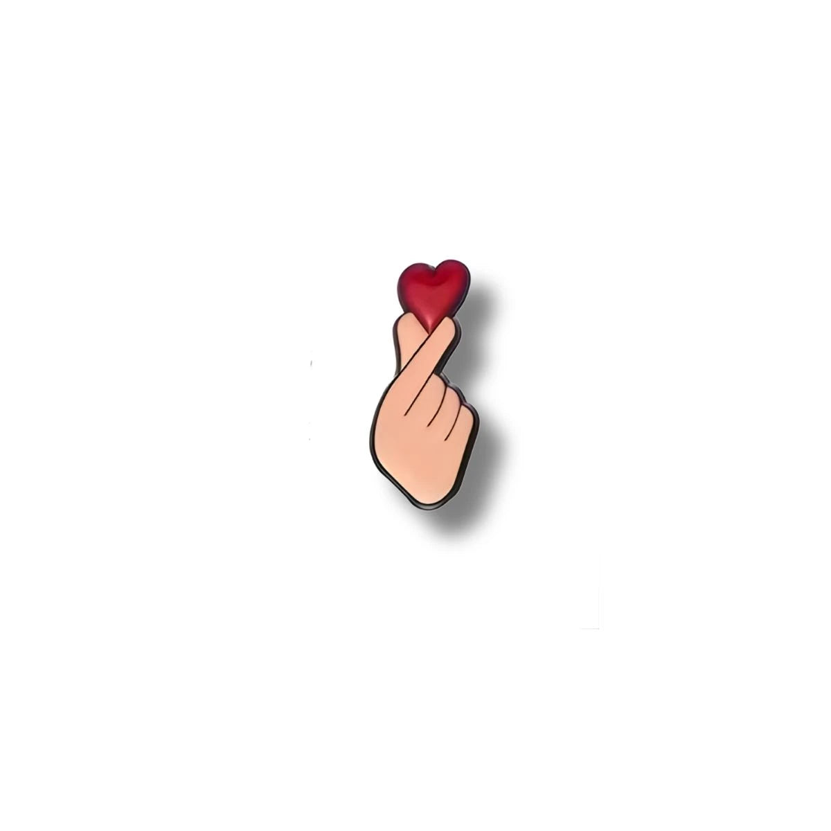 Pin Metálico Mano Mini Corazón
