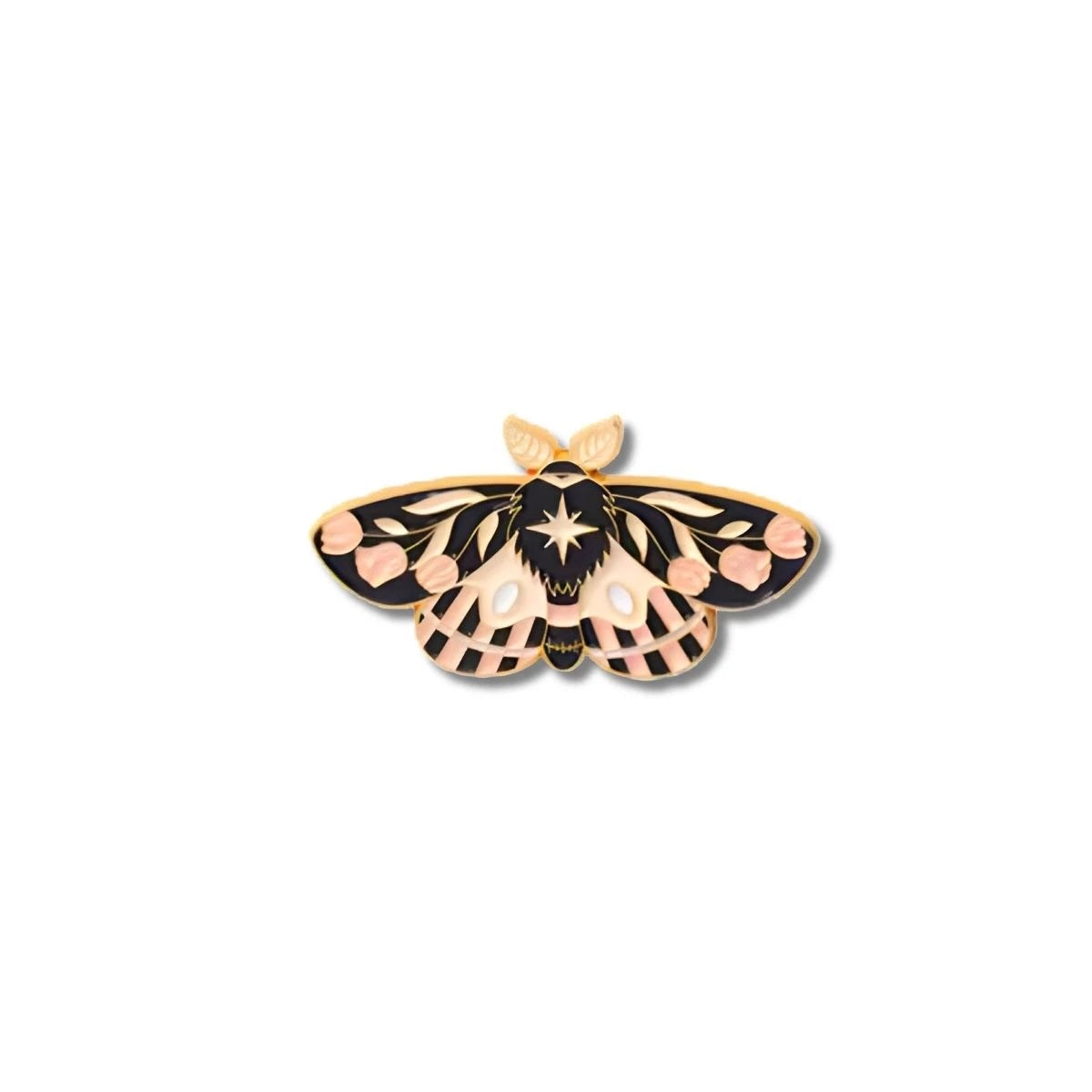 Pin Metálico Mariposa Astral Floral