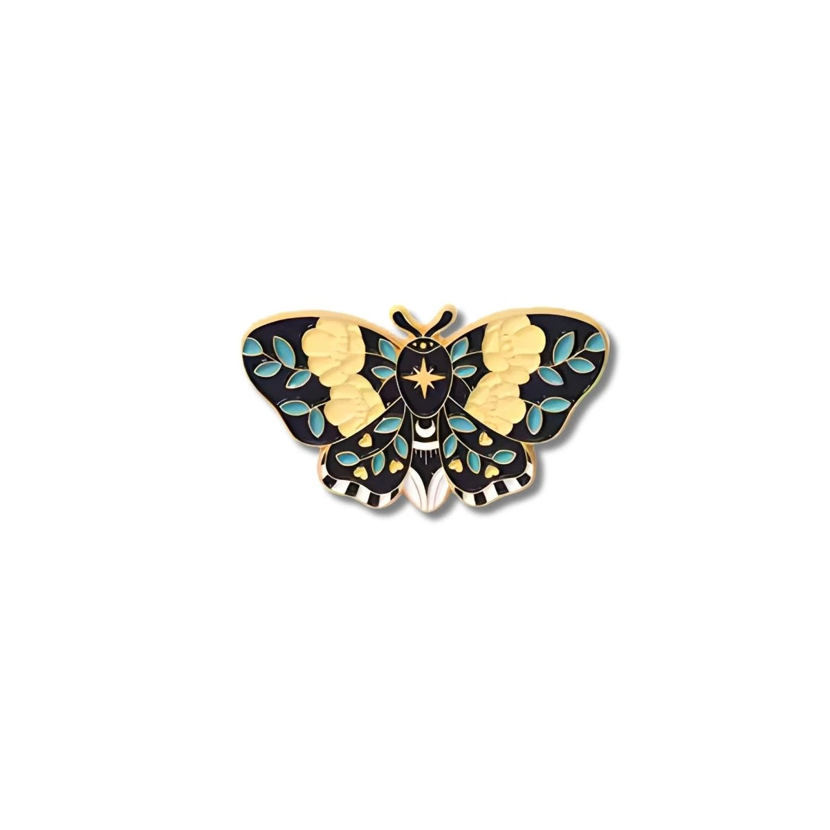 Pin Metálico Mariposa Celestial Azul
