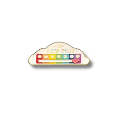 Pin Metálico Mood Tracker Nube Blanca