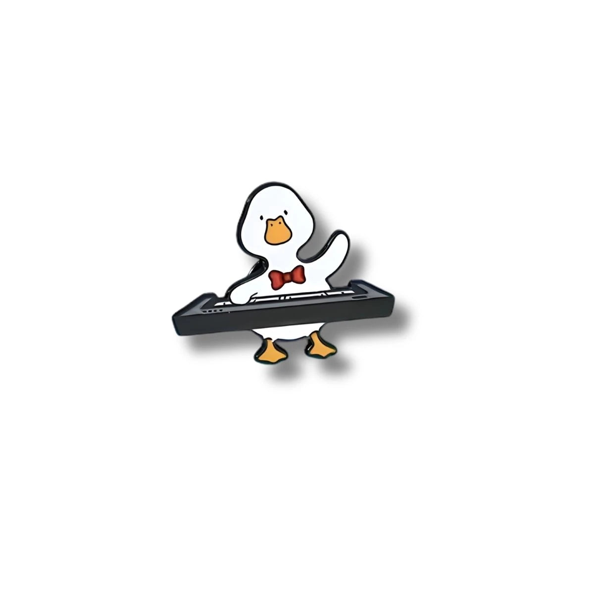 Pin Metálico Pato Tecladista