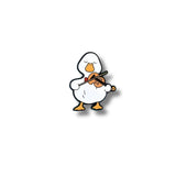 Pin Metálico Pato Violinista