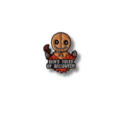 Pin Metálico Sam Reglas de Halloween