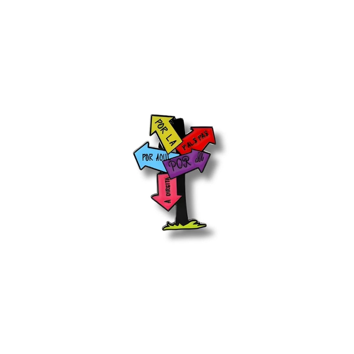 Pin Metálico Señales del País de las Maravillas