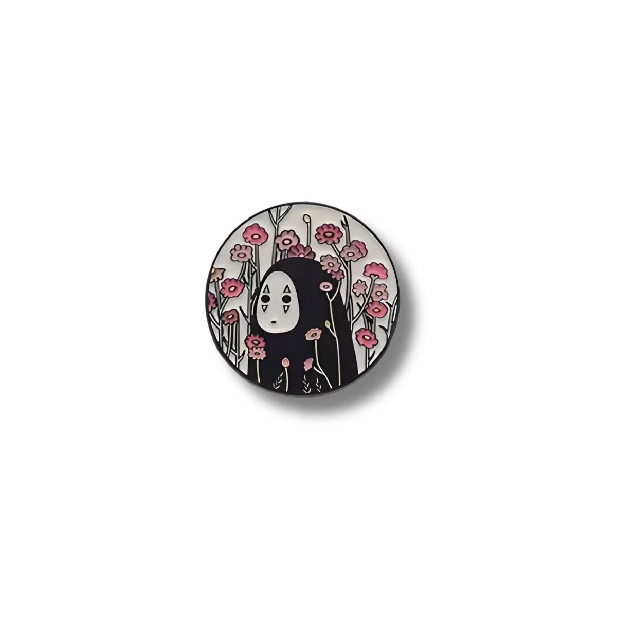 Pin Metálico Sin Cara Floral