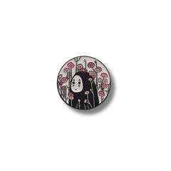 Pin Metálico Sin Cara Floral