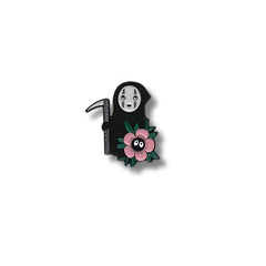 Pin Metálico Sin Cara con Flor