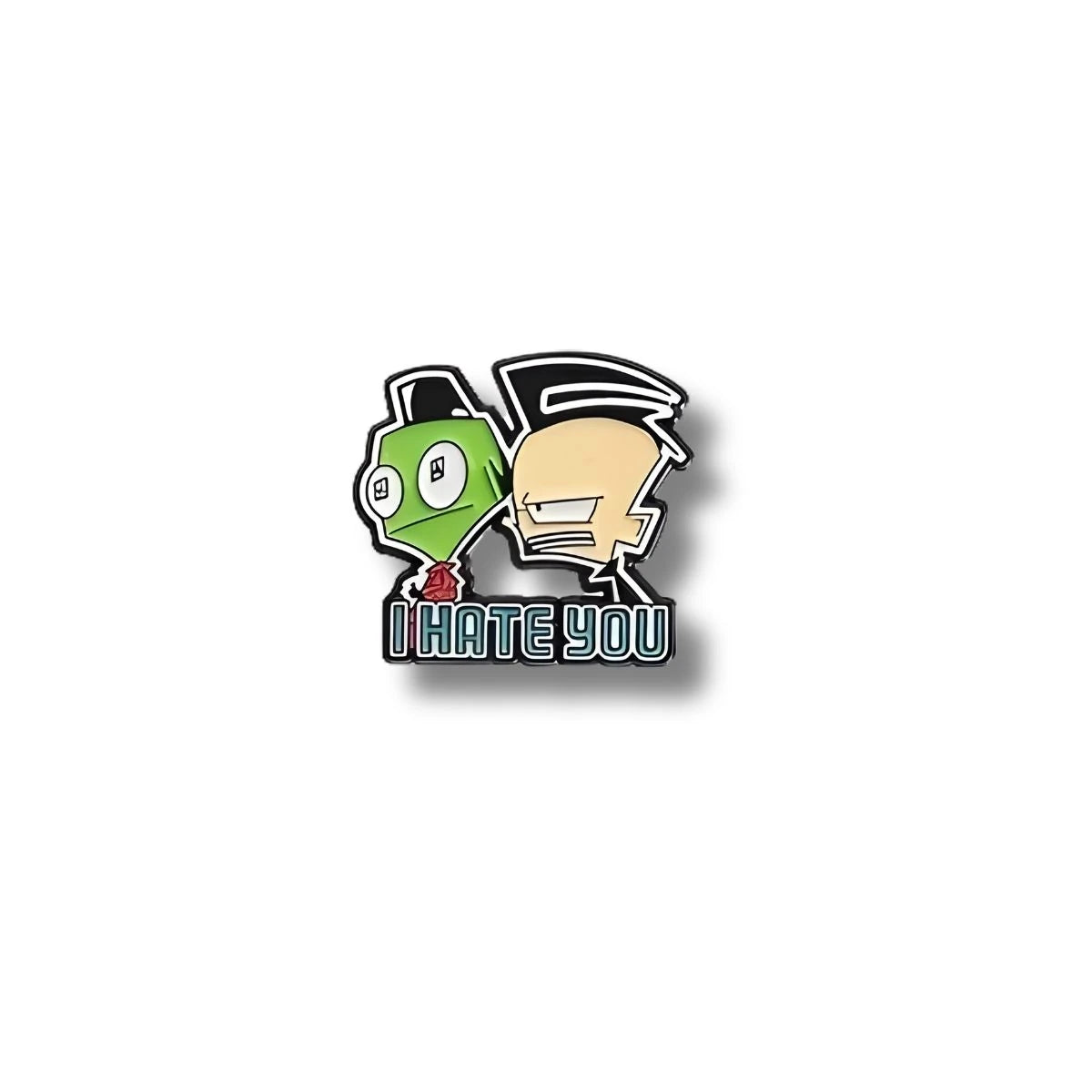 Pin Metálico Zim y Dib I Hate You
