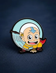 Pin Metálico Aang Aire Control