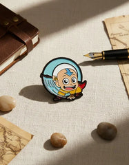 Pin Metálico Aang Aire Control