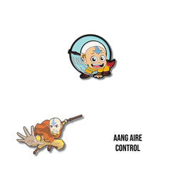 Pin Metálico Aang Aire Control