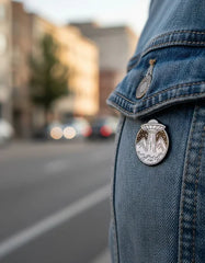 Pin Metálico Abducción Cósmica